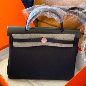 Hermes Herbag 31 Black/ Noir
